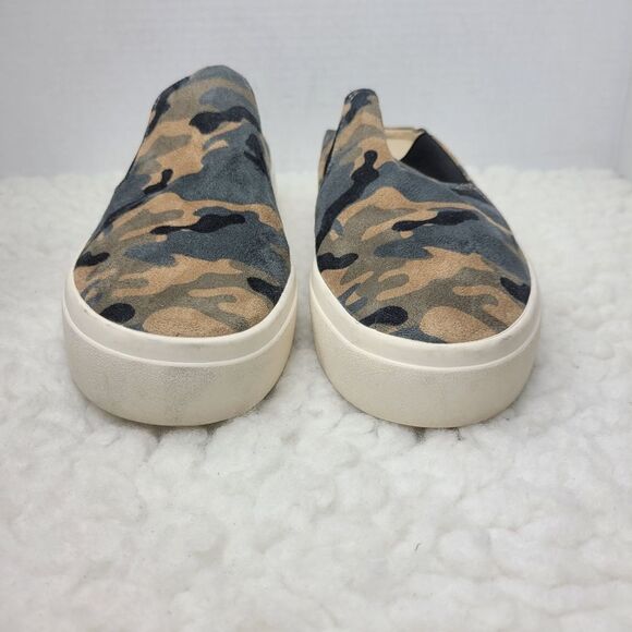 Lucky Brand Tychael Women's Slip On Mul Size  9 Green Camouflage Comfort Shoes - Picture 2 of 9